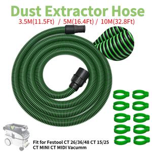 먼지 추출기 호스 D27/32x3.5M 페스툴 진공 흡입 호스용, 샌더, 트랙 톱 및 기타 전동 공구에 적합, 3.5M 5M