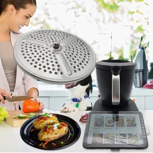 Thermomix TM6/5용 TM7 스테인레스 스틸 필러용 블레이드 커버 필러 - 효율적인 야채 및 감자 필러-주방 액세서리