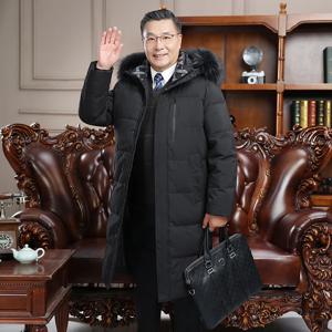 남성용 겨울 다운 재킷 파카 브랜드 럭셔리 남성 의류 따뜻한 두꺼운 루즈 겨울 코트 롱 패딩 푸퍼 재킷 HWY303