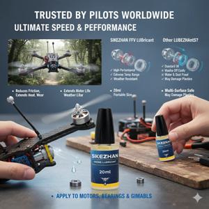 프리미엄 FPV 드론 모터 베어링 오일 - 레이싱 쿼드콥터용 고속 브러시리스 윤활제 - 저마찰 방지 유지 관리
