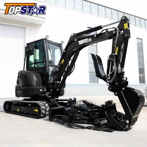 맞춤형 미니 굴삭기 경량 크롤러형 EUR5 및 EPA 인증 건설 현장 및 소규모 농장 작업용