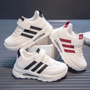 2026년 신상 봄 가을 운동화 소년용 패션 패치워크 스트라이프 아빠 운동화 소녀용 블랙 카키 그레이 어린이 운동화