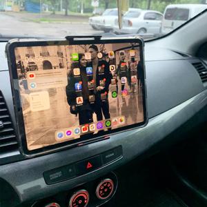 차량 CD 슬롯 태블릿 거치대 휴대폰 홀더 유니버설 360 °   아이패드 프로 미니 에어 샤오미 삼성 패드 4-11인치 호환 회전 마운트