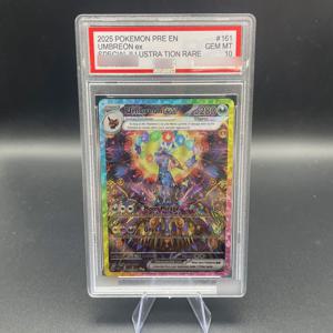 DIY 1개 PTCG 특별 일러스트레이션 희귀 UMBREON ex 컬렉션 카드 10포인트 등급 카드 영어 버전 애니메이션 게임 카드 선물