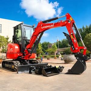 랜드워드 2.5톤 미니 굴삭기 얀마 엔진 농업용 굴삭기 유로5/EPA 미니 굴삭기 부품 맞춤 무료 배송