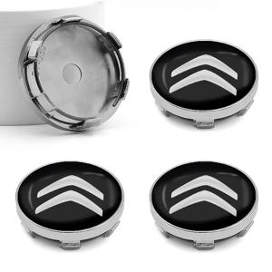 4개 ABS 60MM 시트로엥 자동차 휠 센터 캡 시트로엥 C4 C3 C5 C1 DS5 점퍼 교체용 림 허브 커버 스타일링 액세서리