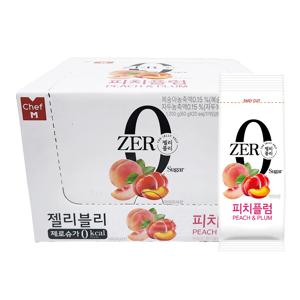 쉐프엠 젤리블리 피치플럼 제로슈가(60g X 20개입) 1.2kg