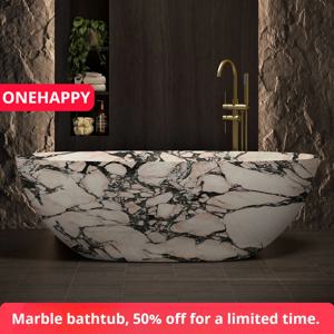대리석 독립형 욕조, 2인용 일체형 이중 욕조, 가정, 호텔, 빌라 및 게스트하우스용 모던 럭셔리 욕조