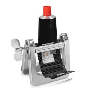 금속 치약 튜브 압착기-대형 다기능 튜브 압착 롤러 디스펜서 (헤어 컬러 염색약, 페인트 튜브, 디스펜서 도구용)