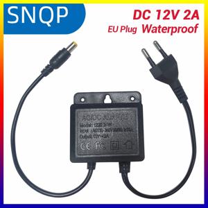 보안 감시 CCTV 카메라 충전기 NVR DVR 입력 AC100V-240V 5.5*2.1mm에 대 한 DC12V 2A 방수 EU 플러그 전원 어댑터
