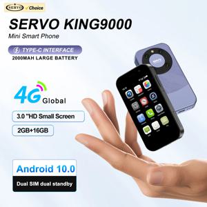SERVO KING9000 미니 포켓 안드로이드 스마트폰 듀얼 SIM 4G LTE RAM 2GB ROM 16GB 플레이 스토어 WiFi 3.0인치 디스플레이 소형 스마트폰