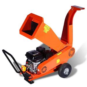 맞춤형 바퀴형 목재 파쇄기, 휘발유 엔진 구동, 쉬운 이동성, 고효율, 정원, 뜰, 농장용