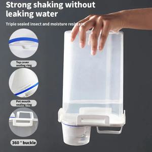 1.75/2.5/3L 덮개형 방습 밀폐 보관 용기 - 곡물, 견과류, 밀가루, 쌀 식품 보관 상자로 사용됨