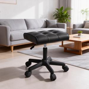 사무실 의자용 높이 조절 발 받침대, 책상 아래 메모리폼 발 받침대, 인체공학적 가정용 소파 발 받침대