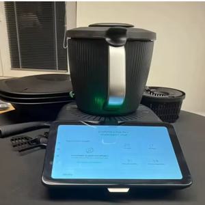 보르베르크 써모믹스 TM7 1000W 앱 제어 전기 푸드 프로세서 (스테인리스 믹싱볼 포함, 다지기 및 요리용)