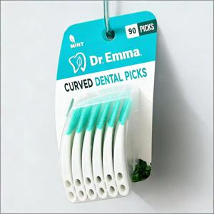 닥터 엠마 소프트 실리콘 치간 브러쉬, 부드러운 칫솔모로 효과적인 구강 관리 및 치아 틈새 청소를 위한 교정용 갭 브러쉬