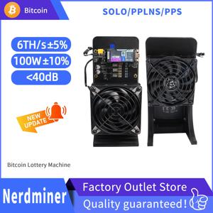 NerdminerQaxe++ Rev 6.1 6TH/s 100W 비트코인 ​​채굴기 – 가정 및 솔로 채굴을 위한 고효율 SHA-256 BTC 채굴기
