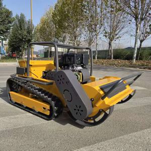 가장 인기 있는 플레일형 지능형 원격 제어 트랙형 디젤 잔디깎이 기계(절삭 효율 4000) ㎡ 맞춤 제작