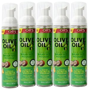 곱슬머리용 무스(100ml) 가발용 강력 고정 올리브 오일 헤어 스타일링 무스 여성용 스타일링 헤어용 곱슬머리 방지 헤어 폼 무스