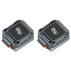 Dji Zhiyun 스태빌라이저 삼각대 헤드 슬라이드 레일 퀵 마운트 버클 베이스용 2X 올메탈 카메라 아카 퀵 릴리스 키트