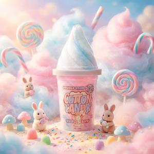 지브로와 달달한 선물 더블 포도 딸기 솜사탕 컵 18g X 4P