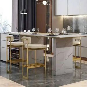 의자 하이 라이브러리 드레싱 베이지 카운터 바 테이블 유지보수 바 의자 강화된 다리 Sgabello Cucina Alto Restaurant