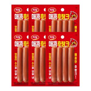 하림 매콤 후랑크 70g 6개
