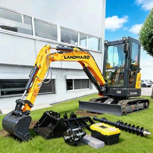 중국산 3톤 굴삭기 쿠보타 엔진 농장용 미니 굴삭기 EPA 유로 5 유럽 맞춤형 미니 굴삭기 2톤 굴삭기 무료 배송