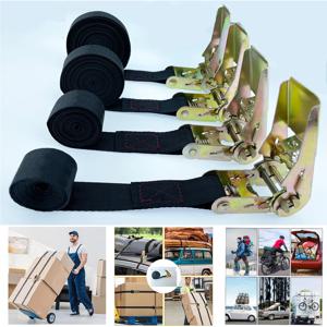 화물 스트랩 래칫 텐셔너 화물차 고정 장치 수하물 화물 운송용 로프 조임기 야외 캠핑용