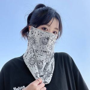남녀공용 귀걸이형 자외선 차단 마스크, 풀페이스 차양, 운전용 목 보호대, 사이클링 페이스 타월, 오토바이 목 자외선 차단제