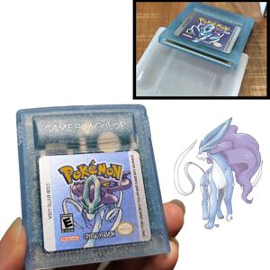 포켓몬 레드 블루 크리스탈 골든 그린 실버 옐로우 GBC 게임 카드 16비트 비디오 게임 카트리지 콘솔 카드 (GB/SP용)
