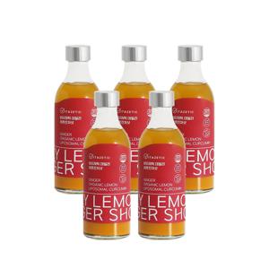 비타제틱 데일리 레몬진저샷 국내산생강 커큐민 비타민Ｃ건강드링크 진저샷 플러스 250ml x 5개