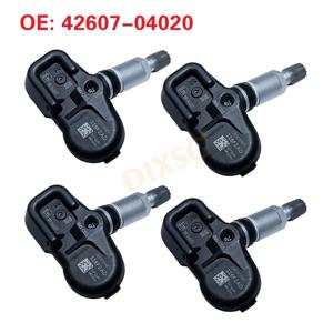 4pcs 4260704020 PMV-C015 도요타 코롤라 캠리 RAV4 타코마 랜드 크루저 렉서스 42607-04020 TPMS 315Mhz 용 타이어 압력 센서