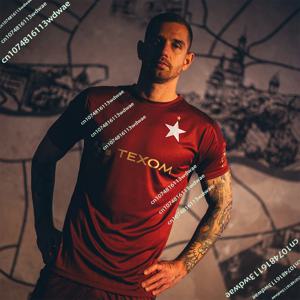 폴란드 위슬라 크라코프 뉴 2026 폴란드 축구 남자 유니폼 통기성 축구 키즈 스포츠 트레이닝 팬 응원팀 티셔츠