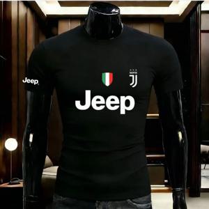 2026 지프 신상 고품질 순면 크루넥 티셔츠, 아웃도어 패셔너블 캐주얼 반팔 상의