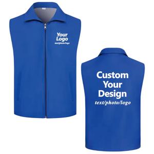 민소매 얇은 통기성 조끼 활동 봉사 조끼 맞춤 로고 인쇄 자수 브랜드 문구 유니버설 남녀 공용