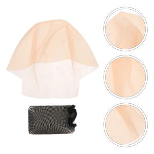 1세트 라텍스 대머리 가발 모자 성인 아동 코스프레 할로윈 의상 영화 무대 메이크업 대머리 가발 베이지색 신축성 편안함