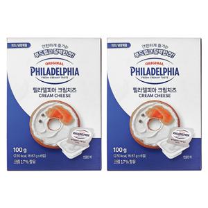 동서 필라델피아 크림치즈 포션 100g(16.67g*6개입)*2개