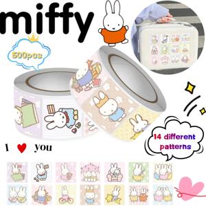 미피 컬 스티커 고품질 애니메이션 만화 프린트 크리에이티브 다이어리 DIY 데스크탑 휴대폰 케이스 방수 스티커 500개