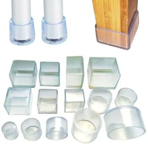 의자 다리 캡 고무 발 보호 패드 4 개, 가구 테이블 커버 양말 구멍 플러그 먼지 커버 가구 수평 조절 발 시스템