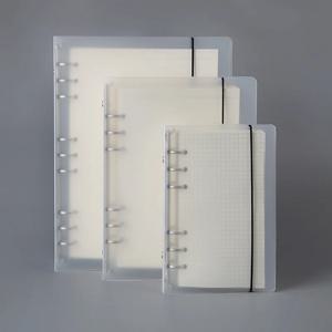 다이어리 2026 A7 A6 A5 투명 루즈 리프 바인더 노트북 내지 커버 노트북 저널 플래너 사무용 문구류
