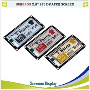 전자 종이 전자 잉크 e잉크 디스플레이 화면 SPI 지원, 아두이노용 STM32 라즈베리 파이 ESP32, 2.9 인치 128*296 SSD1980Z