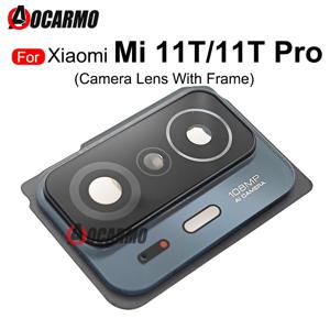 Xiaomi 11T Pro Mi11 후면 카메라 렌즈(프레임 교체 부품 포함) 1개