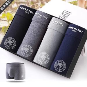 플러스 사이즈 남성 속옷 복서 브랜드 남자 속옷 솔리드 반바지 코튼 복서 홈 중간 남성 복서 반바지 섹시한 L-6xl