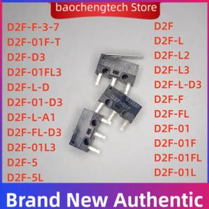 5-100PCS D2F - L L2 L3 01L L-D3 01FL-T D D2F-F-3-7 A1 스냅액션 스위치 N.O./N.C. Omron 마우스용 3A 125VAC 30VDC 마이크로 스위치