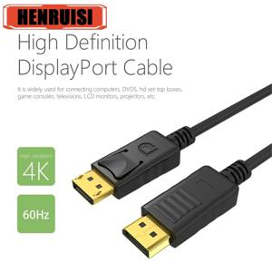HDMI 호환 비디오 오디오 케이블 DP 디스플레이포트-HDTV 케이블 디스플레이포트 남성-남성 컴퓨터 노트북 TV 프로젝터 모니터용