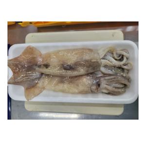 [푸디앤] 급냉 손질 통오징어 2미 (270g-500g 내외)