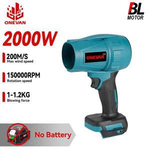 전기 여신 브러시리스 150000RPM 전기 공기 송풍기 터보 제트 팬 Makita 18V 배터리 핀 용 휴대용 먼지 부는 도구