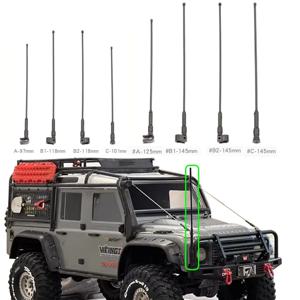 Rcdream 시뮬레이션 안테나 장식 신호 라인 1/8 1/10 1/12 1/14 1/18 Rc 크롤러 Traxxas Axial Scx10 D90 Rc 자동차 부품