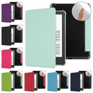 Kindle Basic 2024/2024 스마트 커버 11/12th Gen C2V2L3 TPU 보호 쉘 자동 웨이크/슬립 폴리오 Funda 용 6 인치 E-리더 케이스